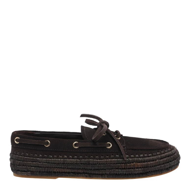 Paloma Barcelò Sandals Brown Suede Leather/rubber Sole - Women