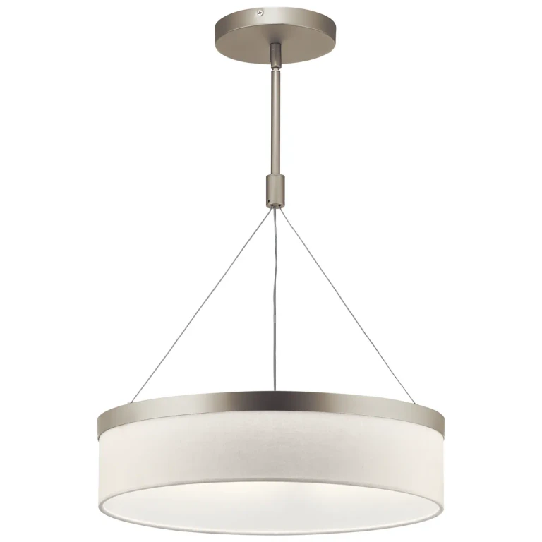 Mercel 1-Light LED Pendant in Satin Nickel