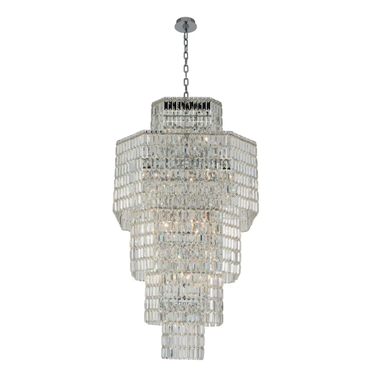 Livelli 25-Light Pendant Light in Polished Chrome
