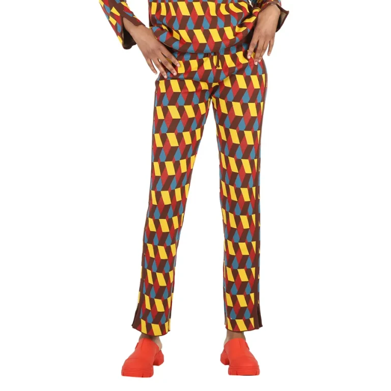 La Double J Cotton Jacquard Knit Leisure Jogger