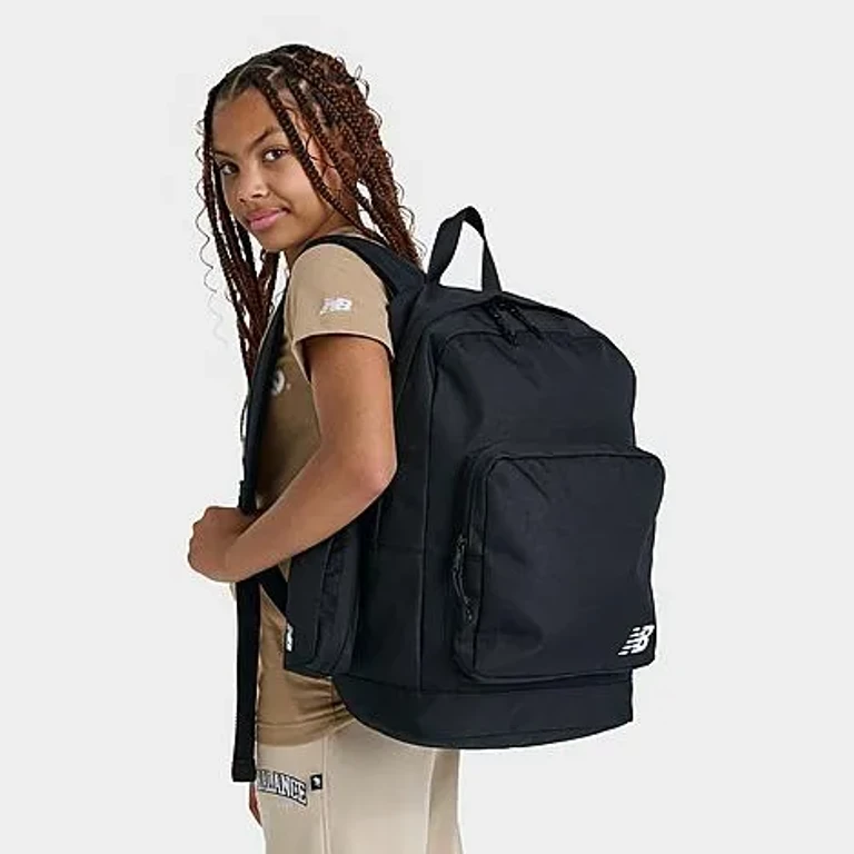 New Balance Pencil Case Backpack in Black Caviar