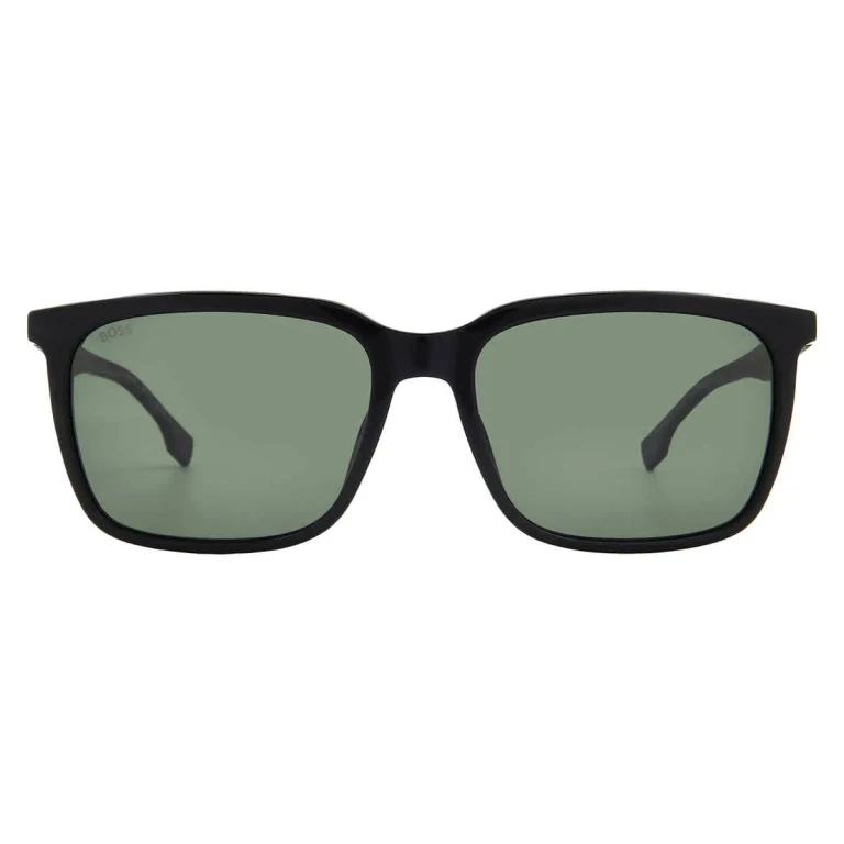 Hugo Boss Polarized Green Square Mens Sunglasses BOSS 1579/S 0807/UC 57