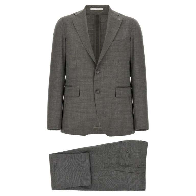 Tagliatore knielange jas - Grijs