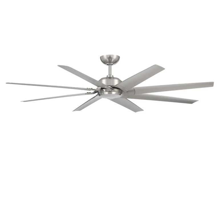 Brushed Nickel 70"Ceiling Fan from the Roboto Xl Collection