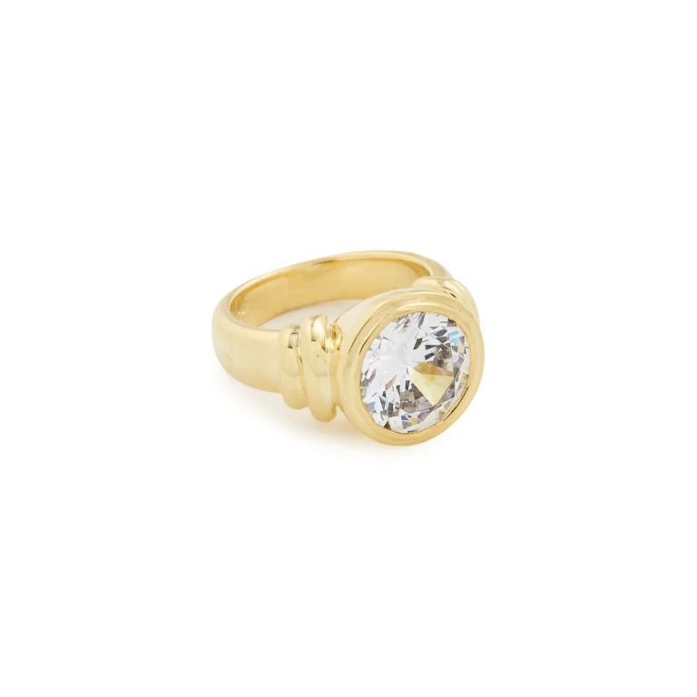 SHASHI Pinky Ring Gold 5