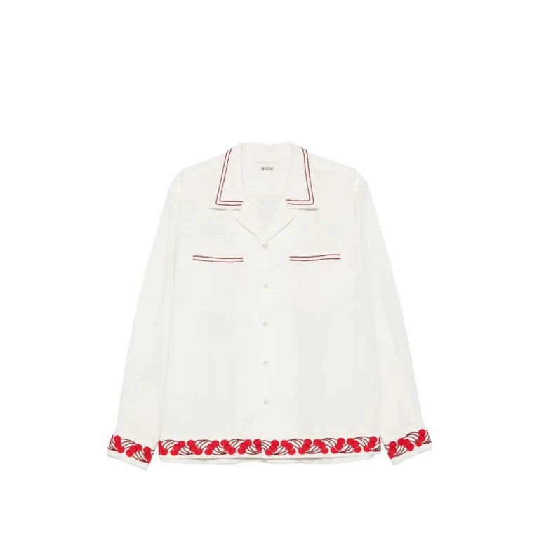 Bode Cherry Lane Beaded Shirt