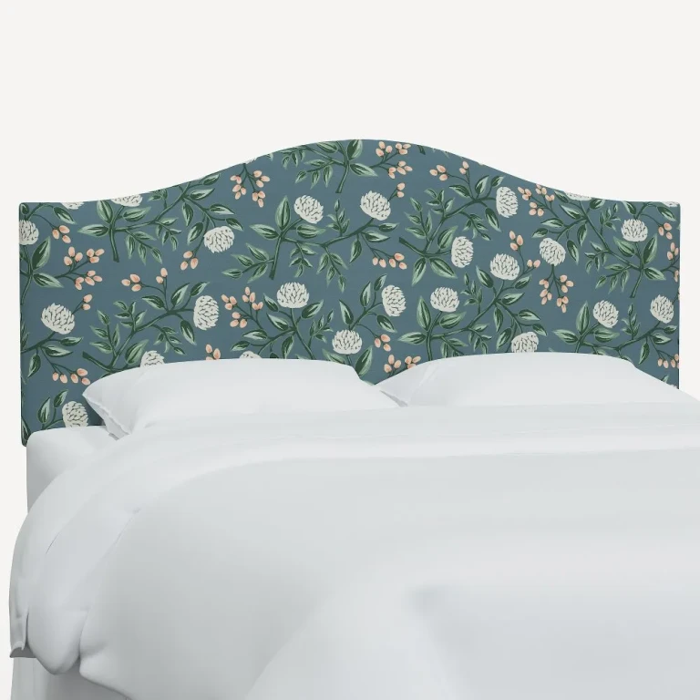 Rifle Paper Co Mayfair Emerald Peonies King Headboard