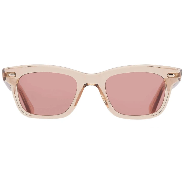 Garrett Leight GROVE SUN Bordeaux Rectangular Sunglasses 2143 BRE/BOR 48