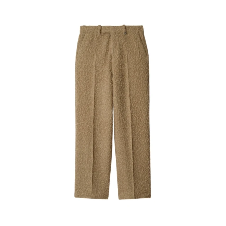 Burberry Linen Wool Blend Tailored Trousers