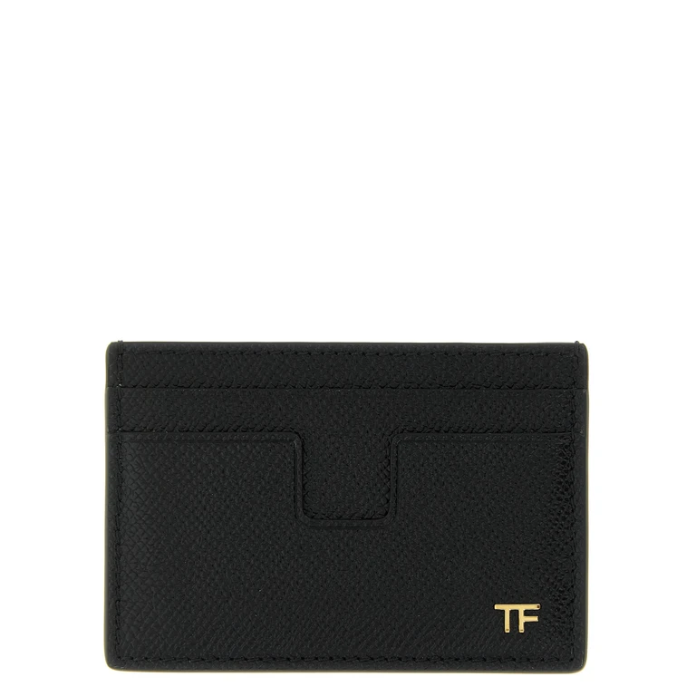 Tom Ford Black Calfskin Cardholder Accessory - Men