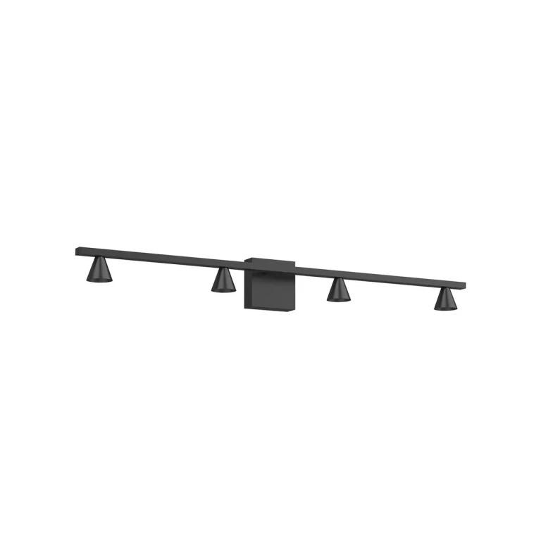 Black LED Bathroom Vanity Light from the Dune Collection