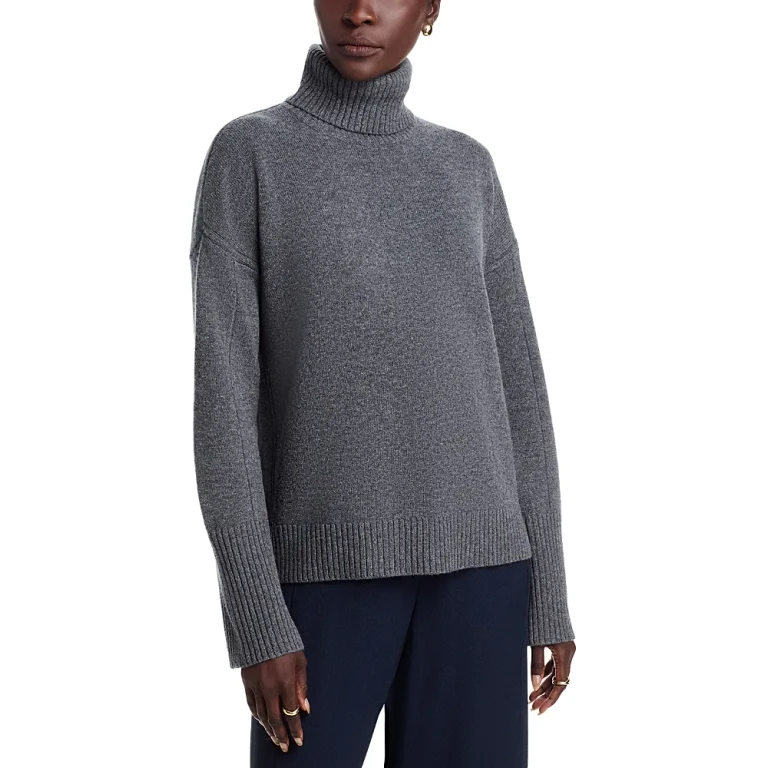 Majestic Filatures Relaxed Turtleneck Sweater
