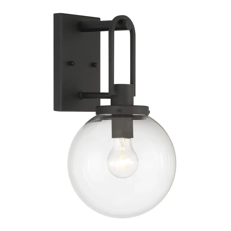 Sand Coal One Light Outdoor Wall Mount from the Wenston Collection