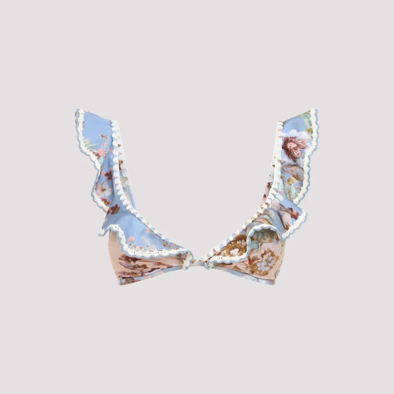 Zimmermann Awaken Crochet Tri Bikini Top