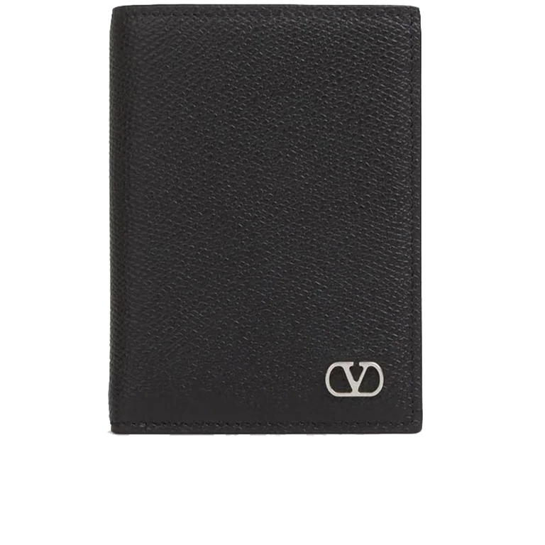 Valentino Card Holder Black Portafoglio - Men