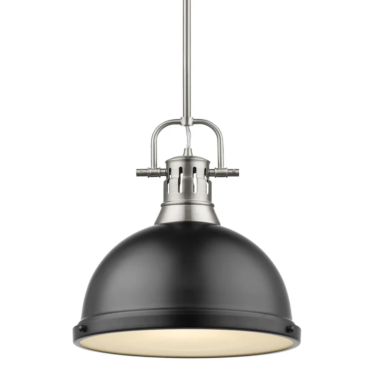Golden Duncan 15" Pendant Light in Pewter