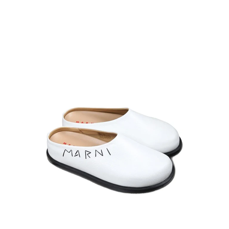 Marni Mules - Blanc
