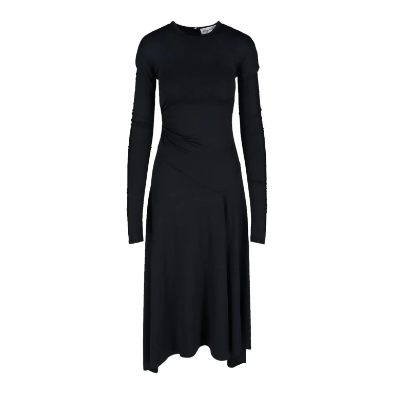 Victoria Beckham Robe Au Genou - Noir