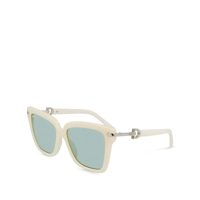 Ferragamo Gancini Square Sunglasses, 57mm
