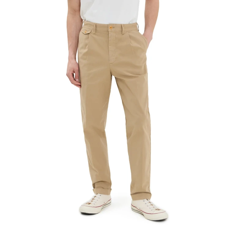 Alex Mill Standard Pleated Chinos Dark Navy 29