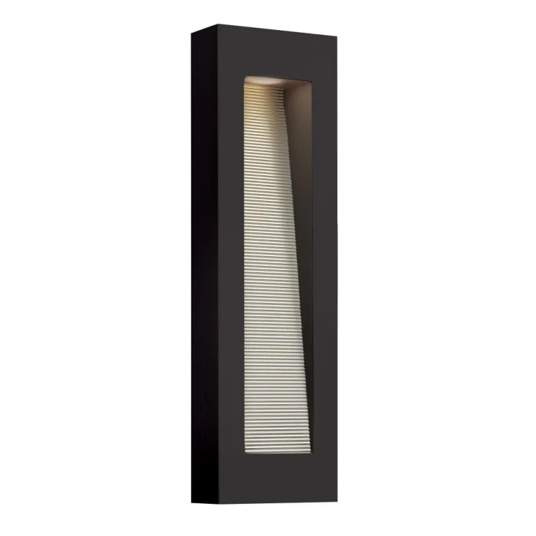 Satin Black LED Wall Mount from the Luna Collection
