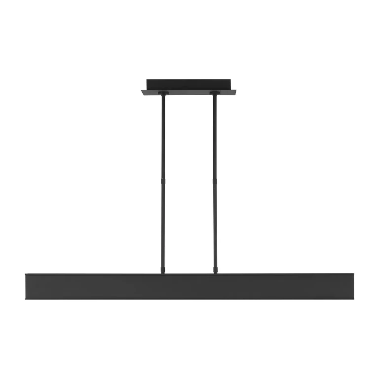 Nightshade Black LED Linear Suspension from the I-Beam Collection