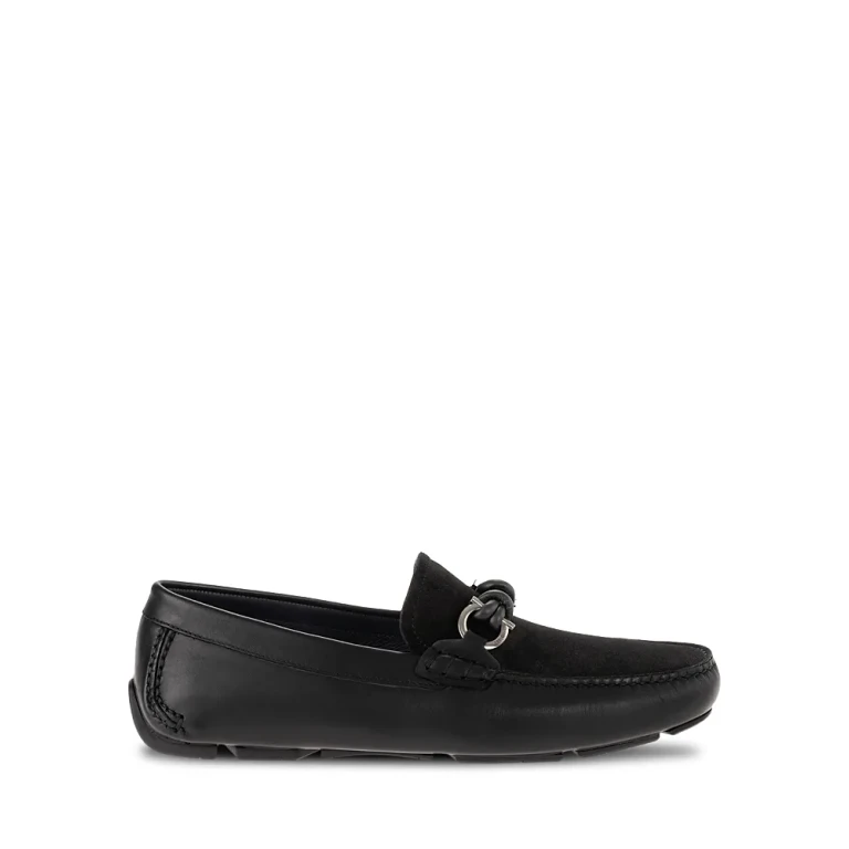 Ferragamo Men's Leather Drivers - Regular