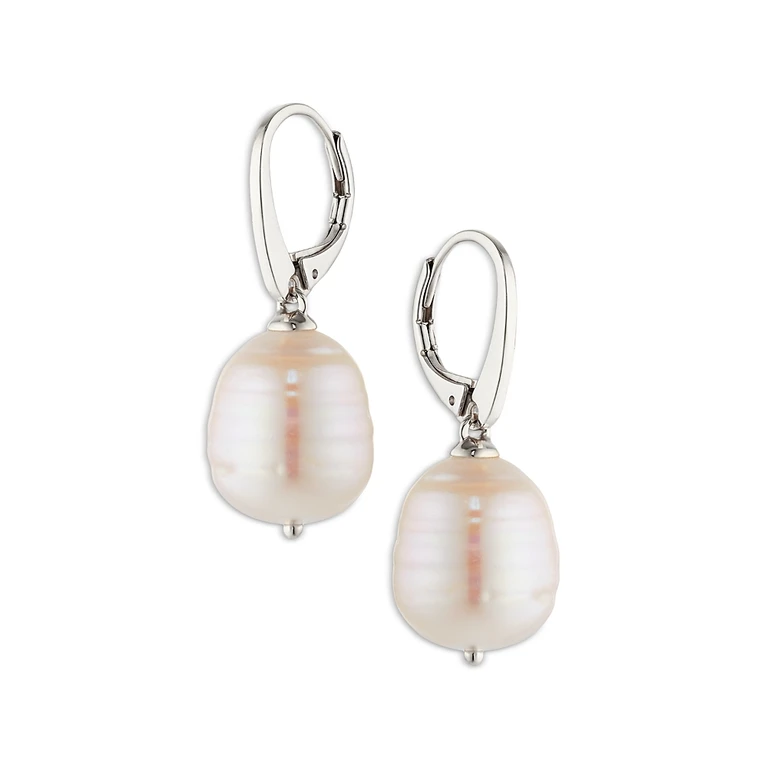 Nadri Cultured Baroque Freshwater Pearl Drop Earrings