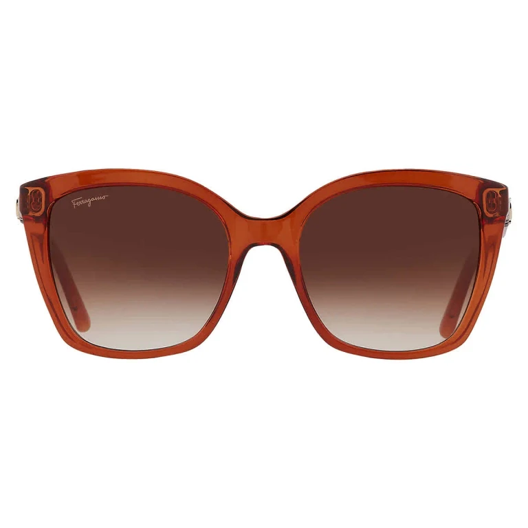 Salvatore Ferragamo Brown Gradient Butterfly Ladies Sunglasses SF1026S 261 54