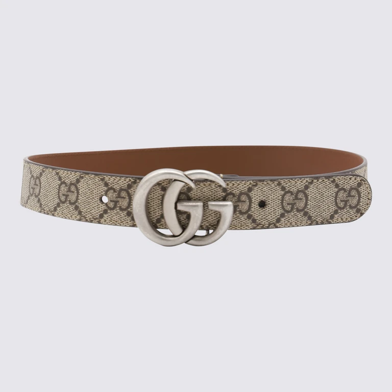 Gucci Belts Beige Ebony _pu Co Pl - Kids