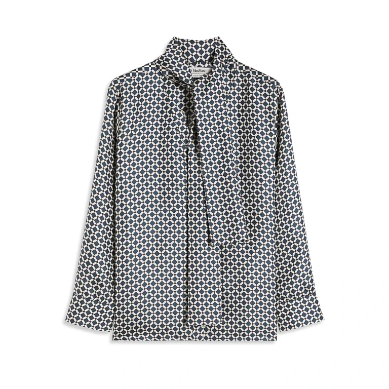 Max Mara Smmvittoria Silk Sash Blouse