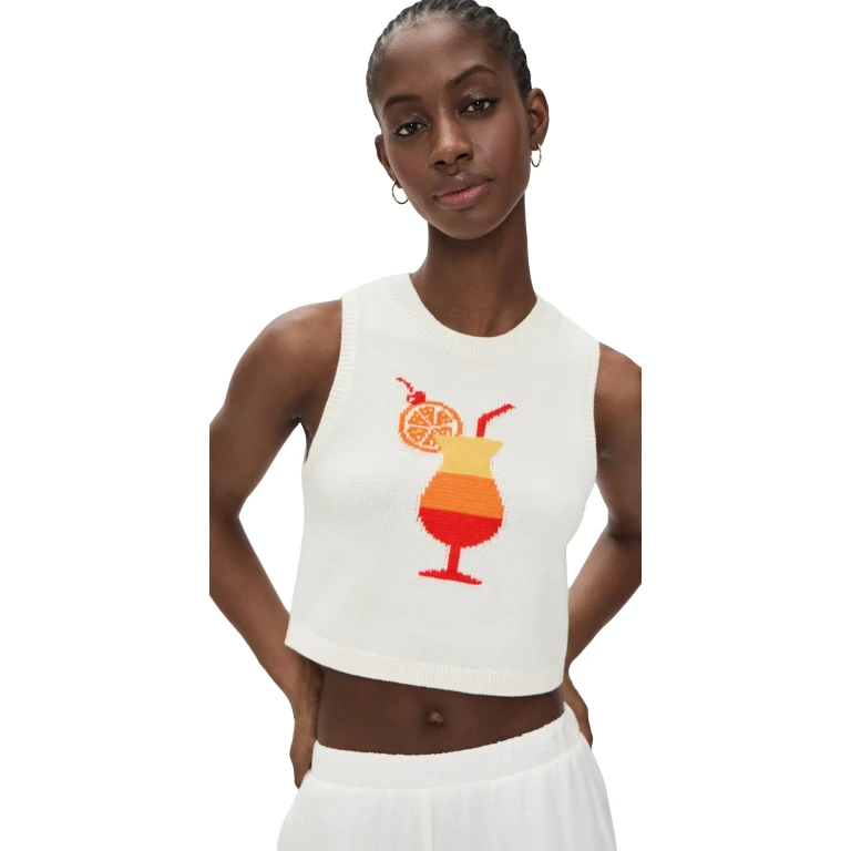 Show Me Your Mumu Milo Tank Cocktail Graphic Knit S