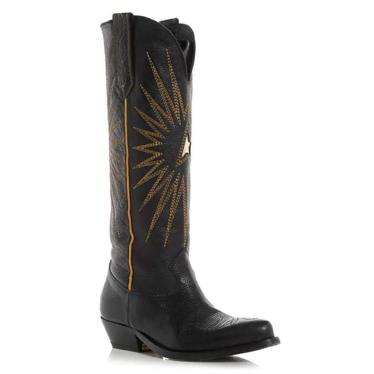 Golden Goose Unisex Wish Star Western Boots