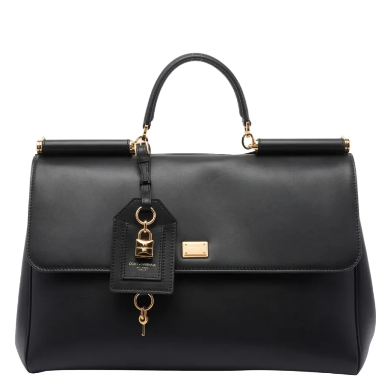 Dolce & Gabbana My Sicily Handbag In Plonge Leather