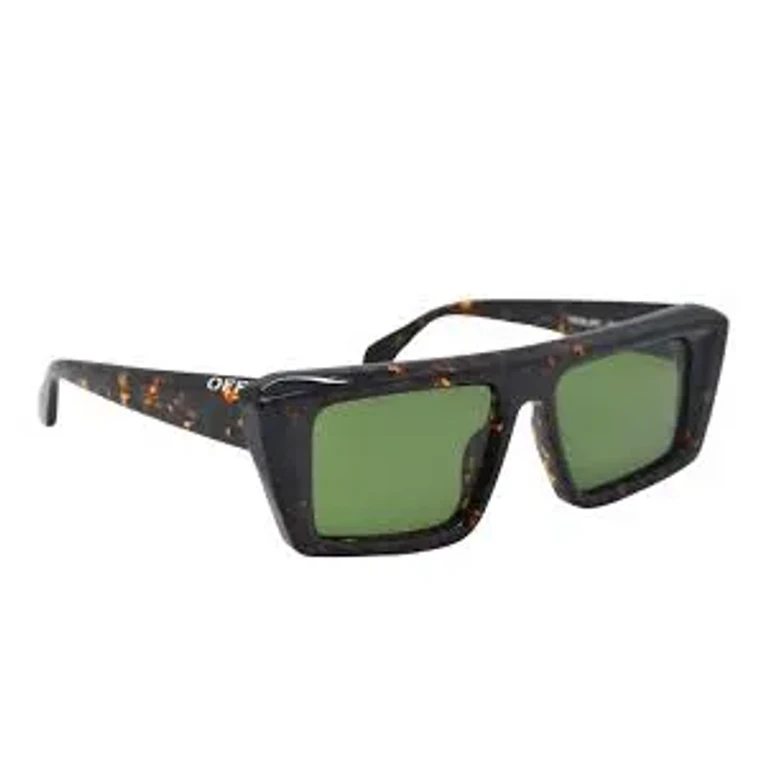 Off-White HARTFORD Green Browline Unisex Sunglasses OERI13K 6055 53