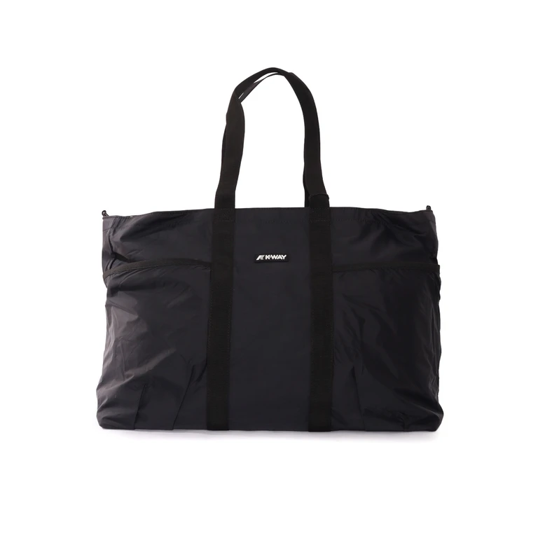 K-Way SAINT MALO TOTE BAG Black Handbag - Women