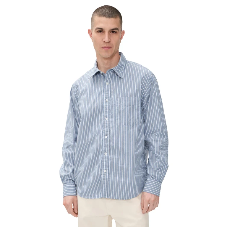 Madewell Long Sleeve Poplin Shirt Dark Driftwood S