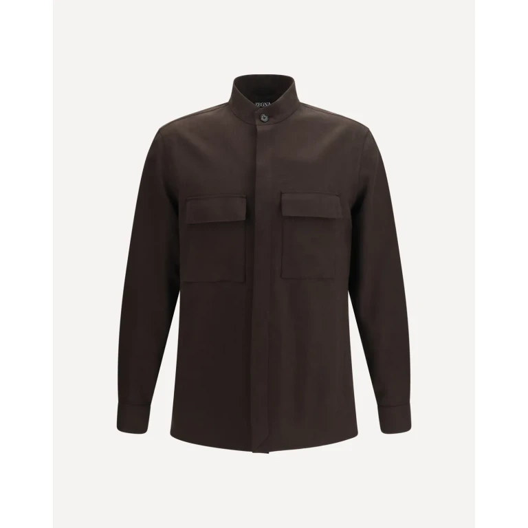 ZEGNA Oasi linen Shirt Male S