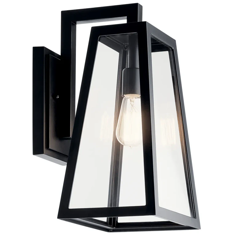 Delison 17" Outdoor Light in Black