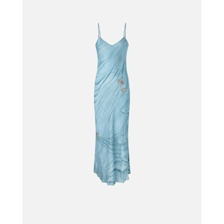 Pinko - Robe nuisette imprimée avec détail bijou