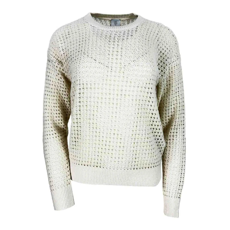 Eleventy Pull Col Rond - Blanc