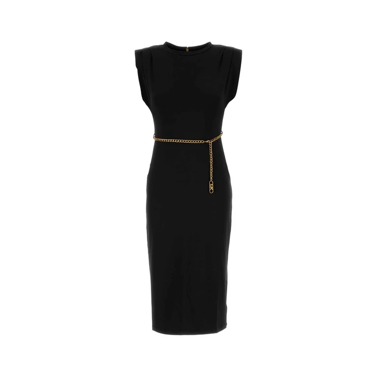 Michael By Michael Kors Black Jersey Dress Recycled Polyest Er Abiti - Women