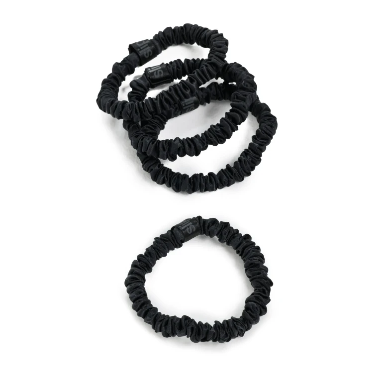 Slip Skinny Silk Scrunchies Set of 4 Copper One Size