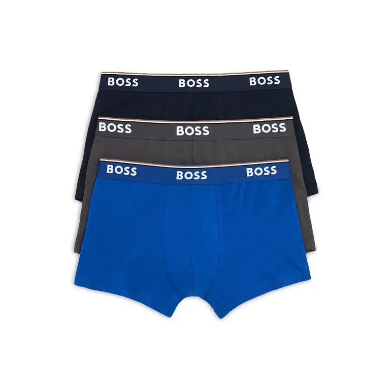 Boss Power Cotton Blend Trunks, Pack of 3