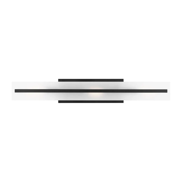 Dex 3-Light Bathroom Vanity Light in Midnight Black
