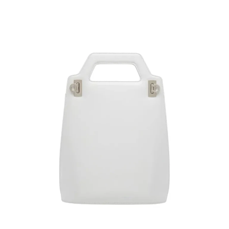 Ferragamo Wanda Flip-Lock Fastened Top Handle Tote Bag
