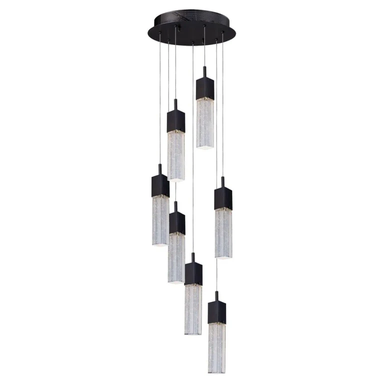 Bronze LED Pendant from the Fizz III Collection