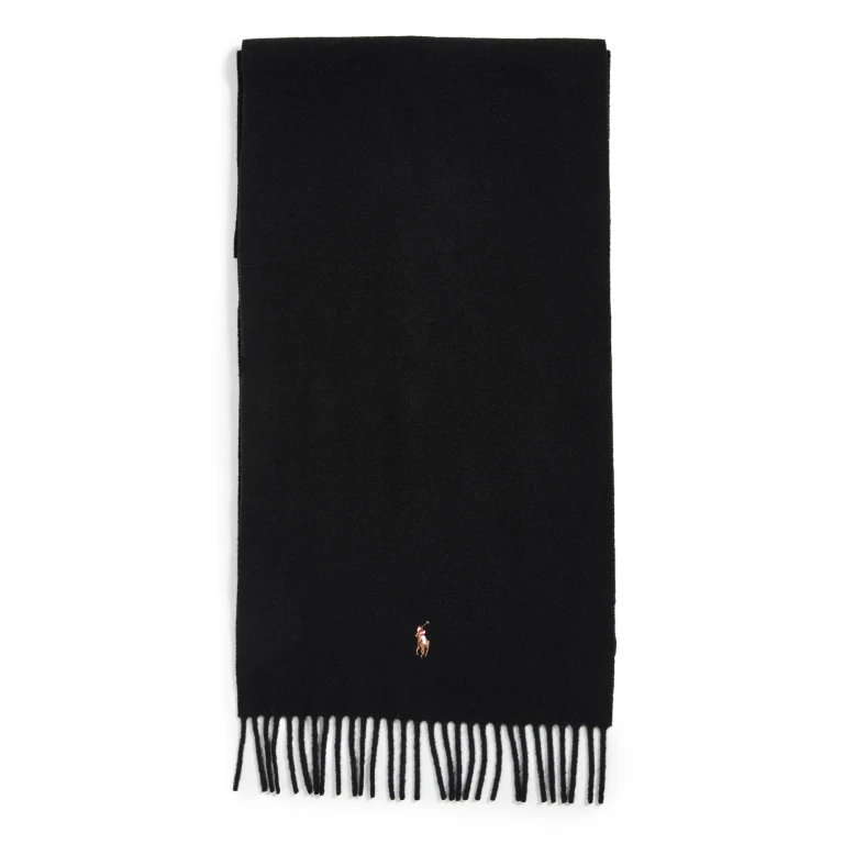 Polo Ralph Lauren Signature Italian Virgin Wool Scarf Andover Heather One