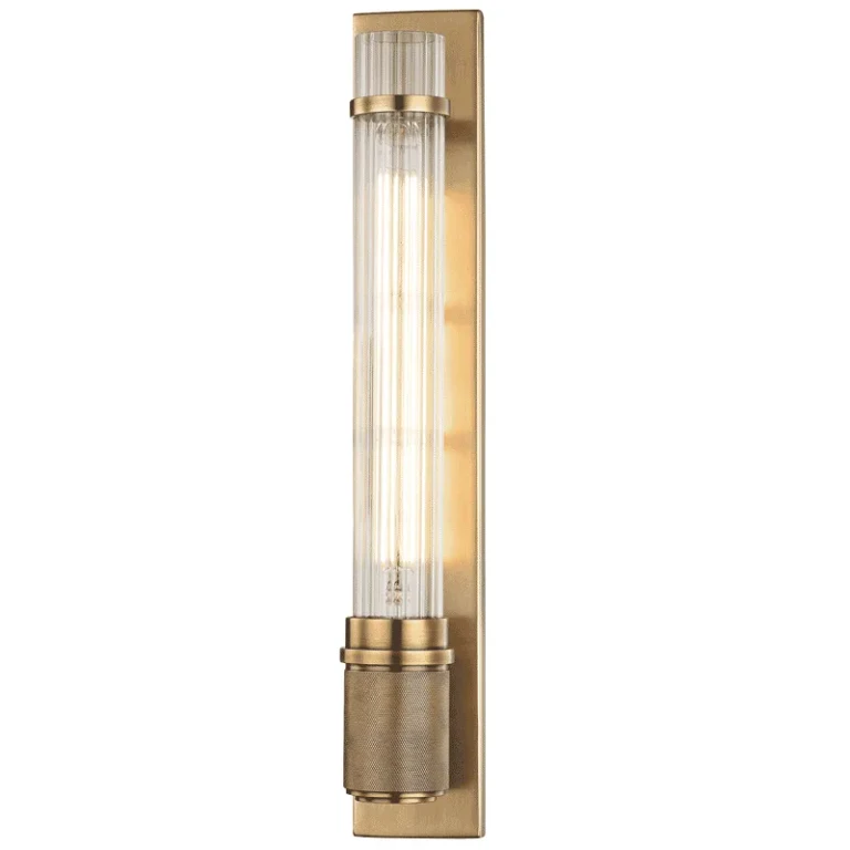 Shaw Wall Sconce in Aged Brass