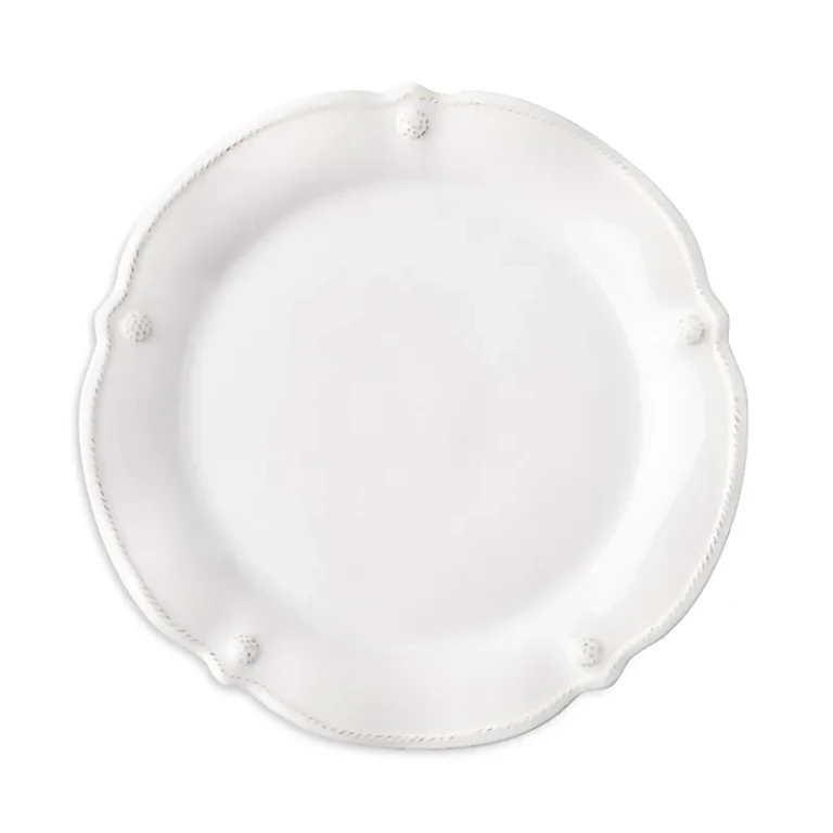 Juliska Berry & Thread Whitewash Flared Dessert/Salad Plate